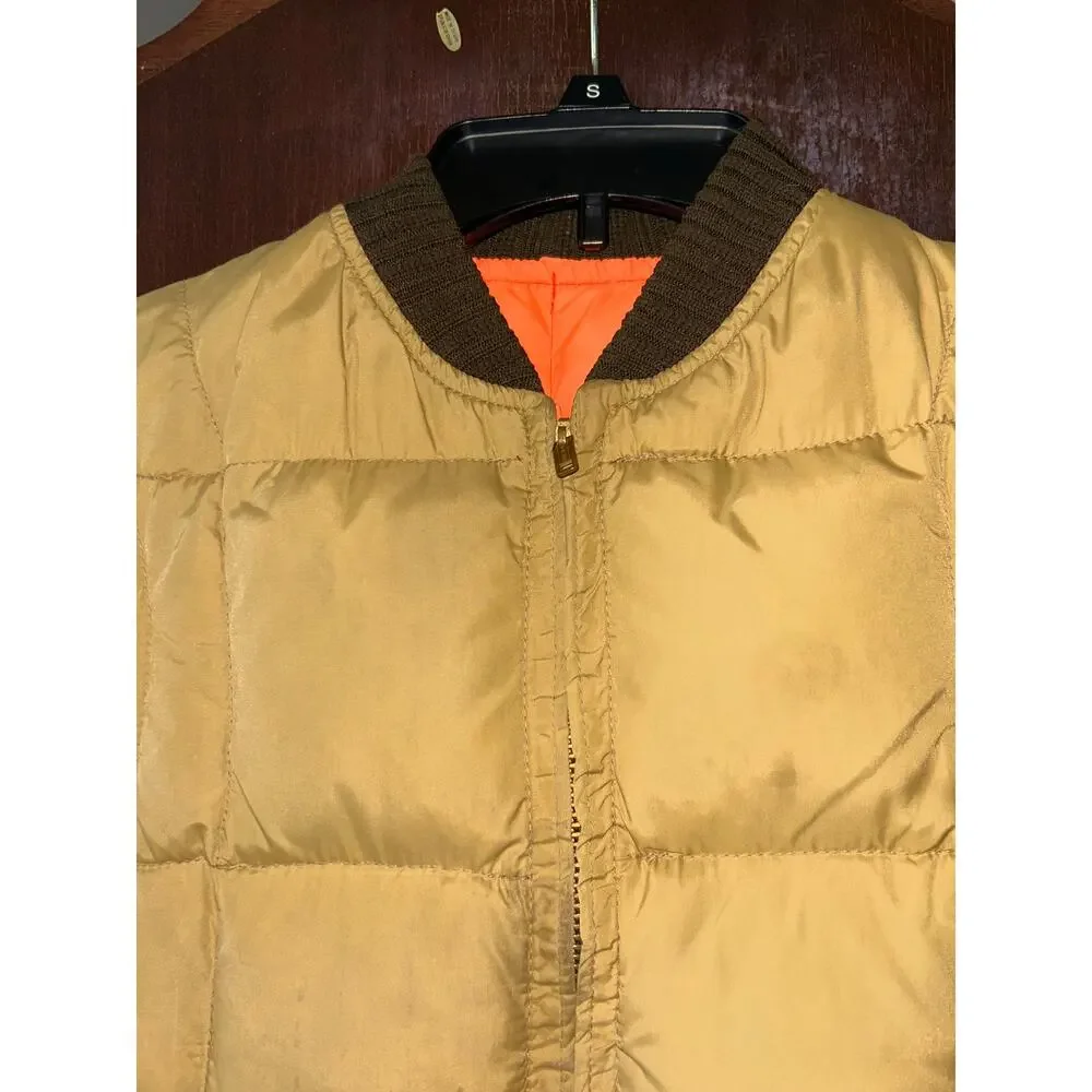 Vintage reversible down filled hunting vest Black Sheep size small